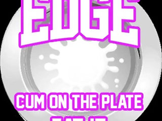 AUDIO ONLY - Edge cum on the plate eat it JOI cum countdown