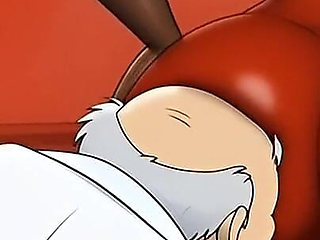 Married Cuckold Worships a Big Black Ass. Cartoon