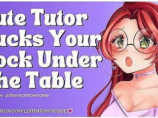 Nerdy Girl's Study Session Ends in a Blowjob