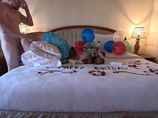 first fuck with my stepmom in a hotel room, it was her birthday