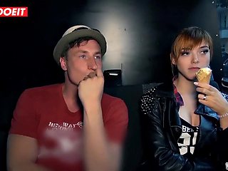 German Redhead Teen Anny Aurora Fucked for Cash in Van