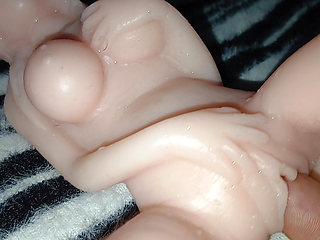 Ultra Lifelike Silicone Doll POV - 4K Solo Toy Session