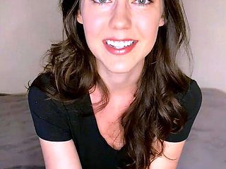 Amateur Teen with Huge Dildo Masturbating on Webcam