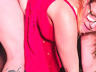 Red Riding Hood Takes the Big Bad Wolf in All the Holes on a Tree