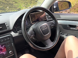 Stranger Catches Me Peeing, Smoking & Masturbating in My Car