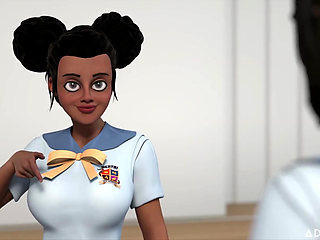 Hentai Sex School Episode 3 - Hentai Student Eats Out His Teacher's Perfect Pussy Until She Orgasms!