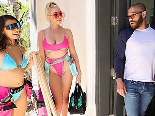 Hot Girls With Tools With Xander Corvus, Kendra Sunderland, Maya Woulfe - Brazzers
