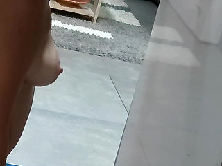 Sucking Dildo While Swallow Spit, Spitting Humiliation