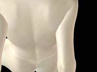 Animated 3D Porn - Very Beautiful Girl Masturbating with Banana Till Orgasm