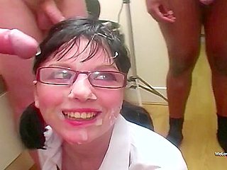 Nerd Teen 18+ Jessica Comes For Her First