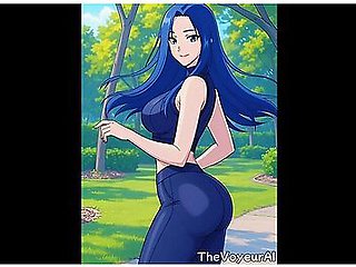 Ai Anime Voyeur Park Tease: Episode 2 - Caught In The Open (1:47)