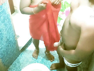 Step Mom Surprise Handjob and Blowjob in Bathroom