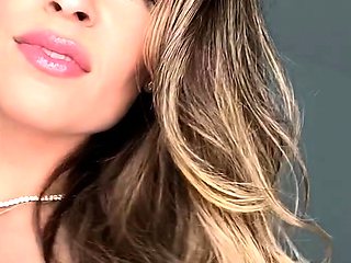 Busty brunette with big boobs rides cock