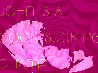 AUDIO ONLY - John is a cocksucking champ