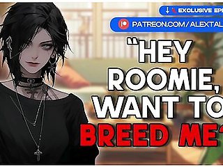 [f4m] Goth Roommate Distracts You With Her Tits [milking Your Cock] [cum On My Tits] Asmr Gf