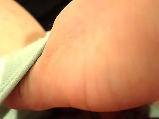 Rubbing My Wet Horny Kinky Pussy Through My Panties, While My Roommate Is Making Dinner