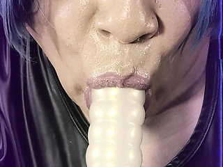 sissy slut Kandi Kane deepthroat slurp & suck Cock Worship