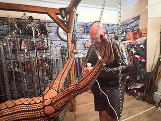 Part 4:- Lanista Bear Takes Blackberry MILF in the Dungeon for the First Time