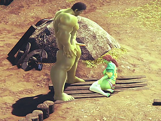 Princess Fiona gets fuck by the Hulk