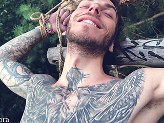 Biting the Festival Boy in the Woods with Snorfux & Goddess Yazmin