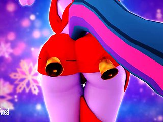 Anthro pony dance - Happy new year!