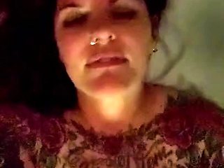 Big boobs milf masturbates with her dildo