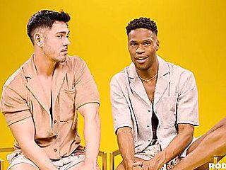 Interracial Heat With Dark Hair - Isaiah Taye And Nico Coopa