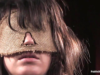 Bobbi Starr vulnerable and destroyed by cocks and crowd