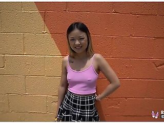 Real Hot Asian Lulu Chu Fucked During Porn Casting