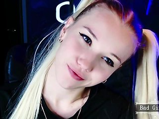Super Petite And Nasty Skinny Web Blond Hair Babe