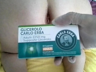 Milforpleasure Italian MILF Hard Spanking & Anal Punishment with Suppositories