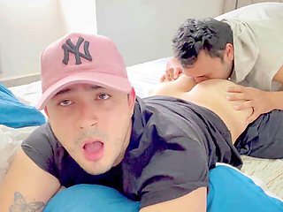 Gay hard fuck, gay stepdad, riding