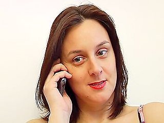 Busty French Whore Gets Assfucked On The Floor