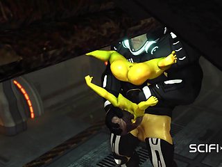 Good-looking sweet thing - big ass action - Scifi-X