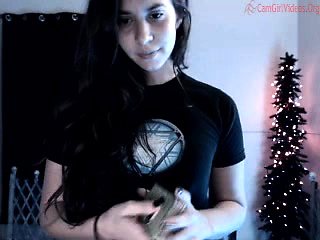 Brunette Solo Webcam Masturbation