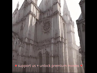 Young Horny Virgin Boy Creampie Big Tits Sacred Nun in Church