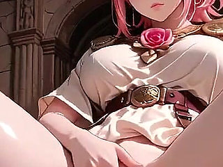 Blonde Queen! Private Morning Reading in the Roman Court, Silk Stockings Crossed, Forbidden Lip Touch!