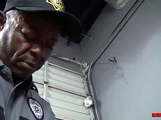 Muscular black man is fucking a pale guy