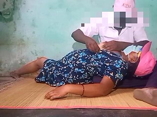 Indian Desi village beauty aunty blowjob in house woner