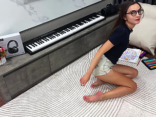 Art of Seduction: Coloring Tease & Messy Sock Solo