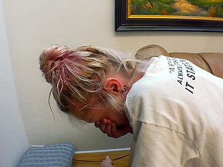 Petite Ginger Luna Parish And Sassy Blonde Coed Rimjob Passionate Play!