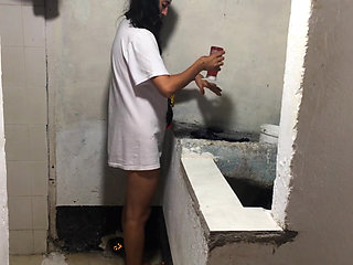 My stepsister is caught with her friend