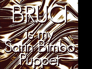 Audio only - Bruci is my satin slut puppet