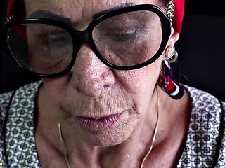 82-Year-Old Tattooed Granny Brutally Sodomed and Fucked Deep