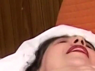 BBW in fishnets wants to masturbate with her hairy pussy