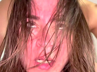 Homemade sex with sexy mature fucked with lingerie and thong comes in real busty stepmom with big tits