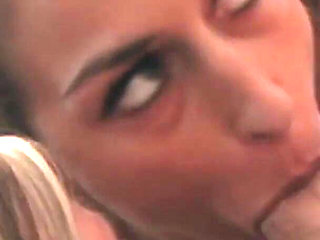 Gianna and Melody Double Blowjob