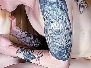 Foot Worship in the Sauna