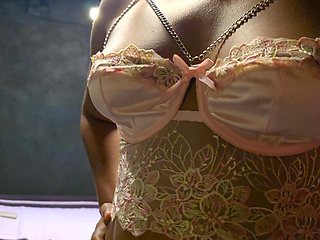 Silky Pink Panty Club wear Try On Haul Nilmini Sheron