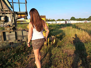 Alexa - the Outdoor Slut Who Gets Wet the Moment Fresh Air Hits Her Pussy